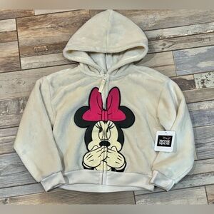 NWT Disney Minnie Mouse zip up jacket size 6